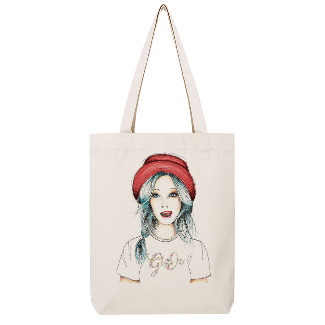 SHOPPING-BAG - GRIMACE white