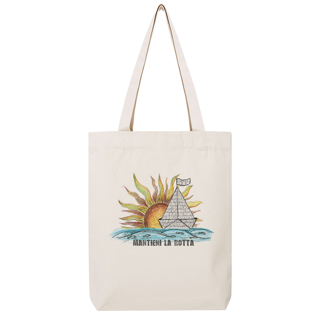 SHOPPING-BAG - MANTIENI LA ROTTA white