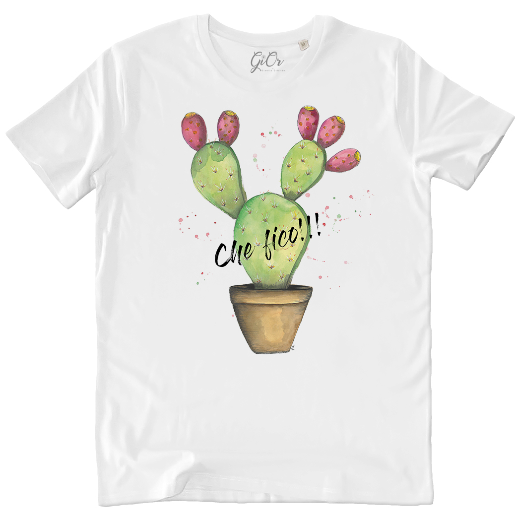 T-SHIRT-UNISEX - CHE FICO white