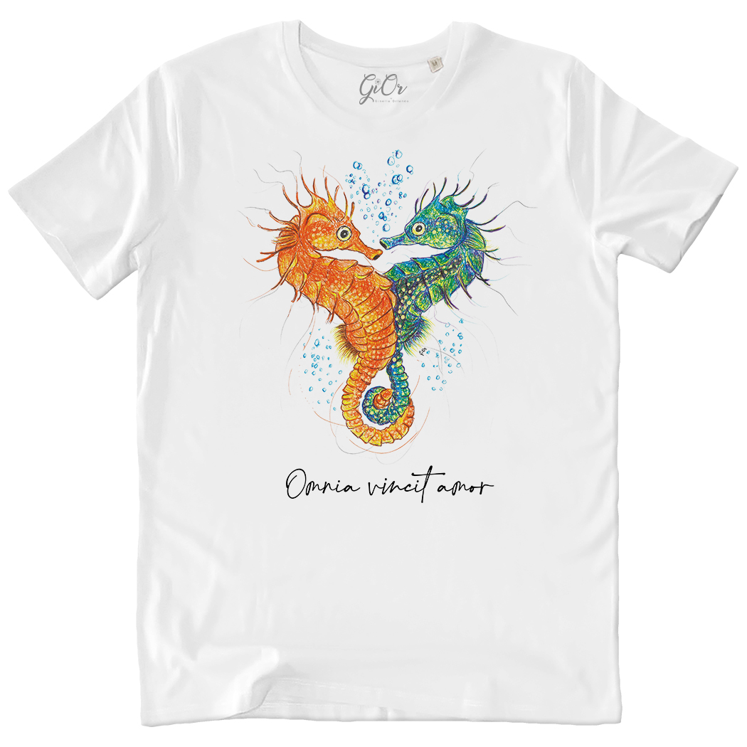 T-SHIRT-UNISEX - OMNIA VINCIT AMOR white