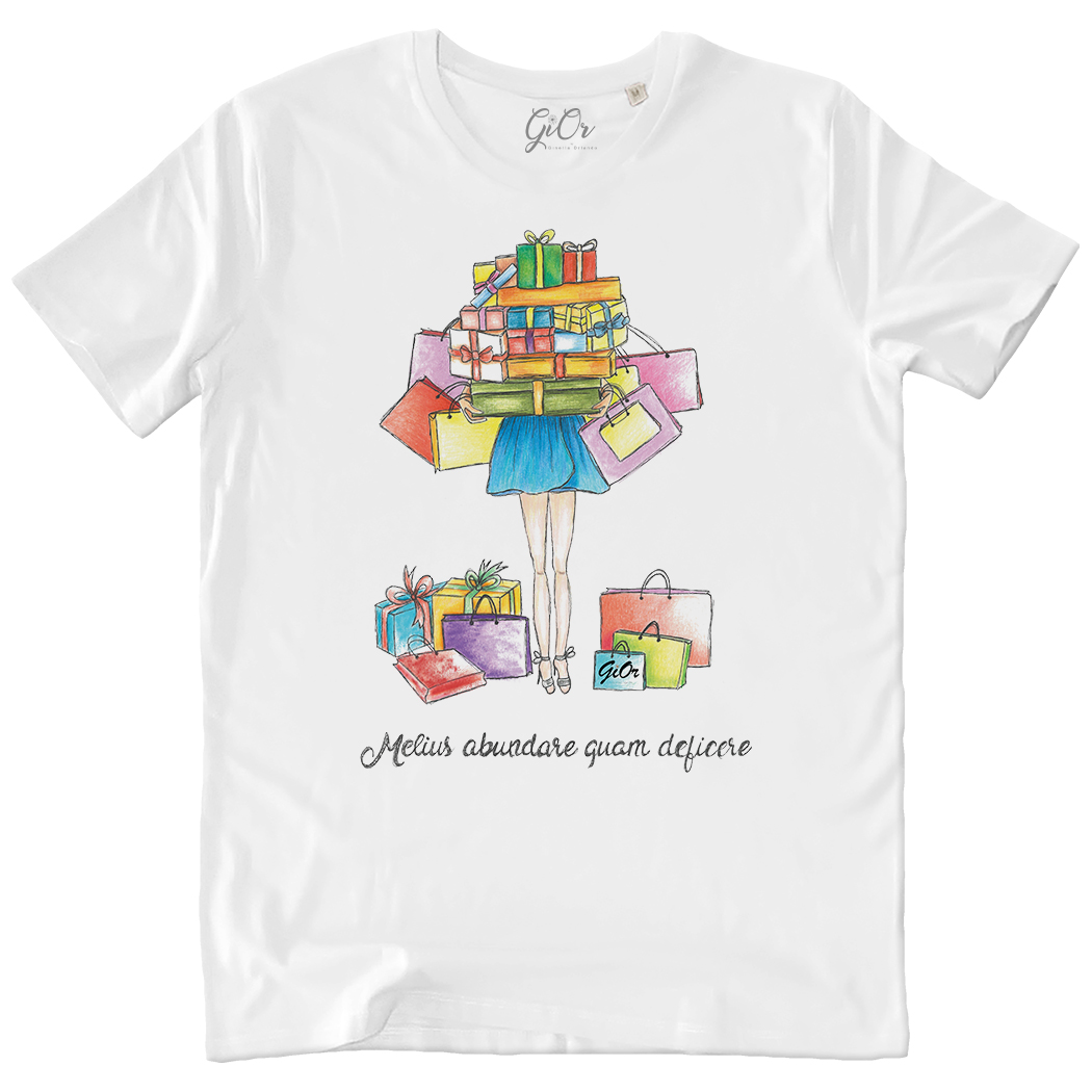 T-SHIRT-UNISEX - SHOPPING white