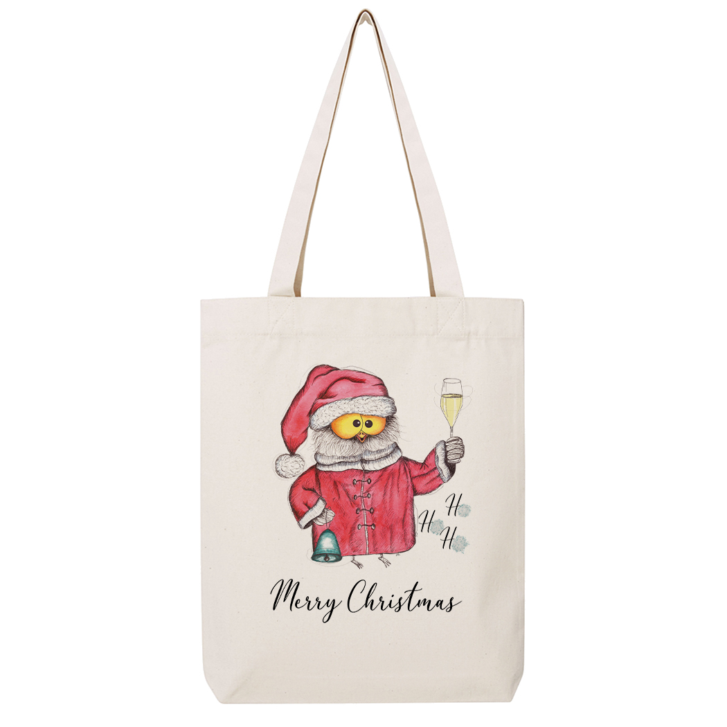 SHOPPING-BAG - MERRY CHRISTMAS white